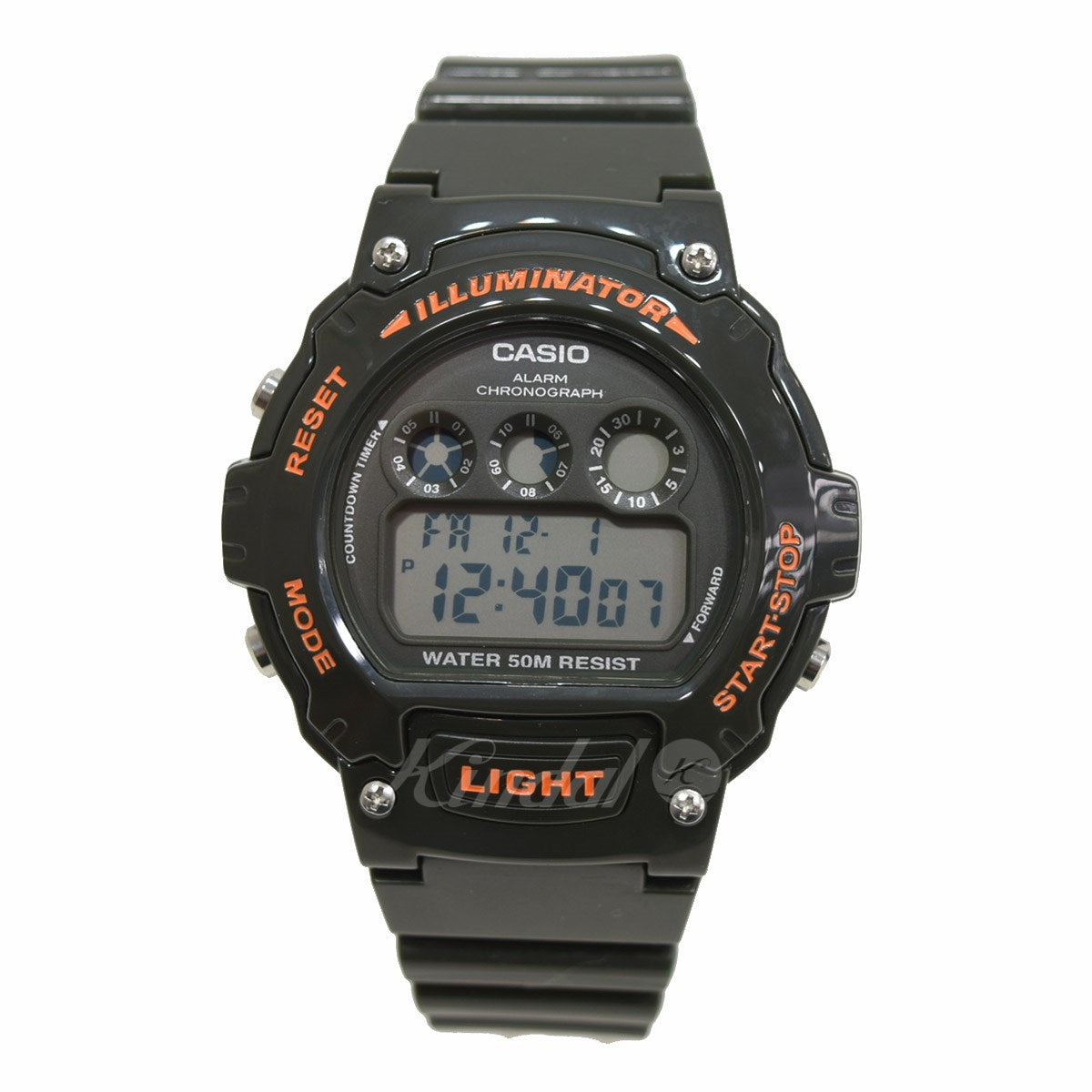 スタンダードデジタル 腕時計 W-214HC