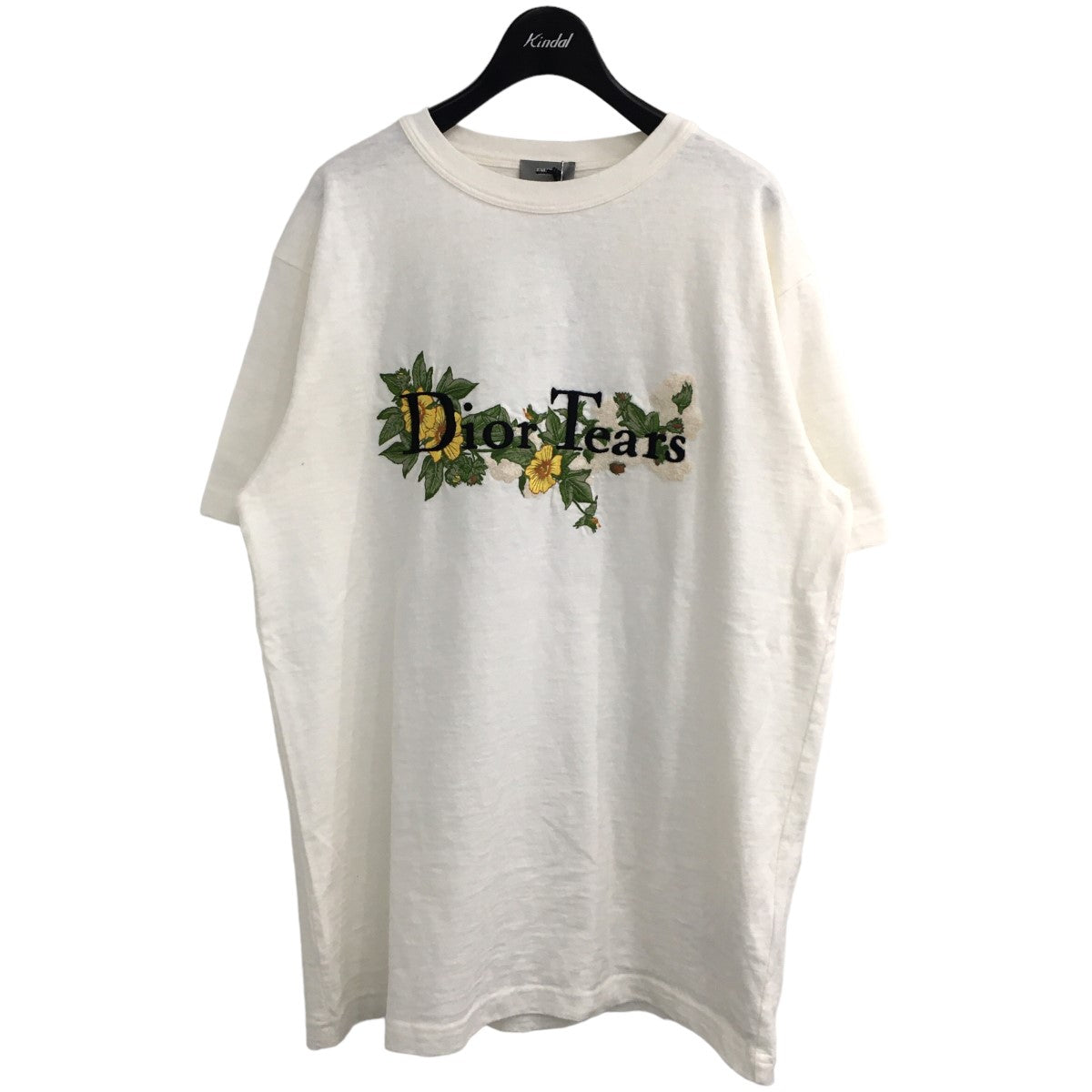 Dior × DENIM TEARS 2023AW TEARS Tシャツ(リラックスフィット)スラブコットンジャージー 393J696I0849  ホワイト サイズ 15｜【公式】カインドオルオンライン ブランド古着・中古通販【kindal】