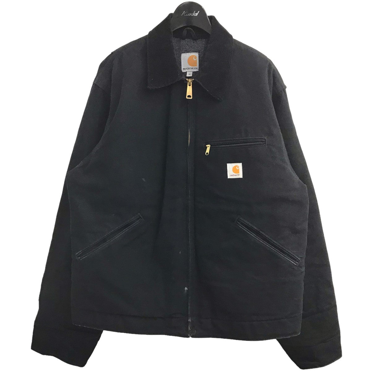 圧巻の一着　カーハート　デトロイトジャケット　ブラック　125周年モデル　２XLQ‐shopメンズ一覧✨