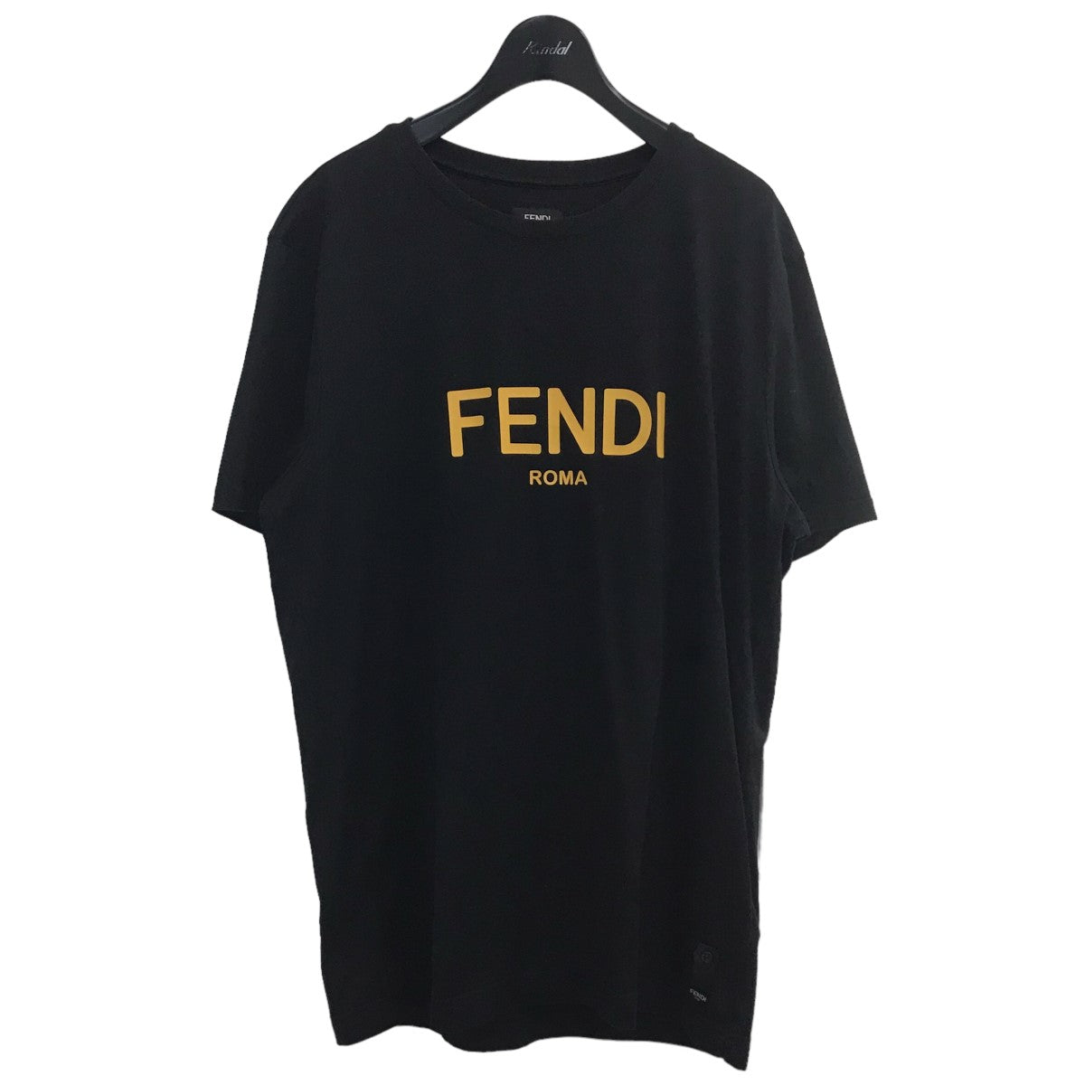 FENDI フェンディ 46 スエード ロゴ ロンT トレーナー ロングtシャツ ...