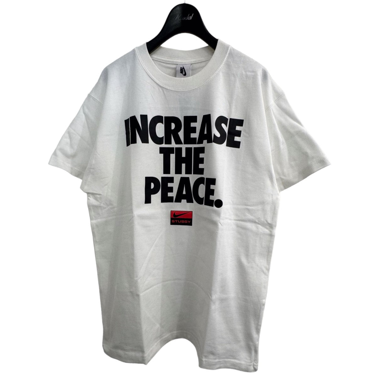 NIKE×stussy 20SS 「Increase The PEACE Tee」 プリントTシャツ 20SSP03867 ホワイト サイズ  14｜【公式】カインドオルオンライン ブランド古着・中古通販【kindal】