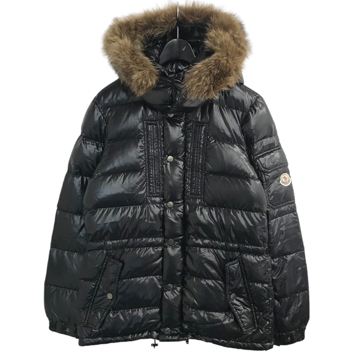 MONCLER(モンクレール) 「ROD GIUBBOTTO」ファー付きダウンジャケット920 091 44502 91 920 091 44502  91 ブラック サイズ 0｜【公式】カインドオルオンライン ブランド古着・中古通販【kindal】