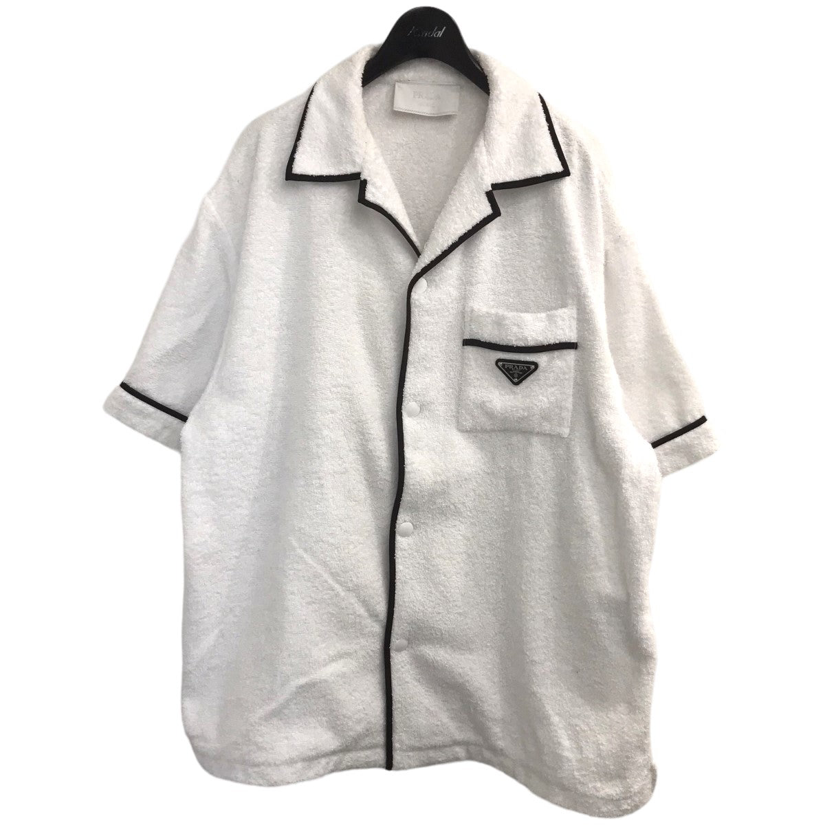PRADA(プラダ) コットンテリーボウリングシャツ SC559 SC559 ホワイト ...