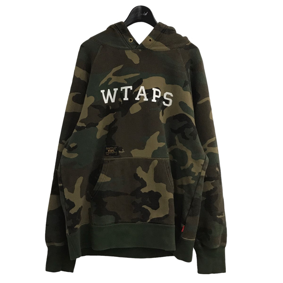 WTAPS(ダブルタップス) DESIGN HOODED 02カモフラ柄ロゴプリントカモフラパーカー152ATDT-CSM04S  152ATDT-CSM04S グリーン サイズ 19｜【公式】カインドオルオンライン ブランド古着・中古通販【kindal】