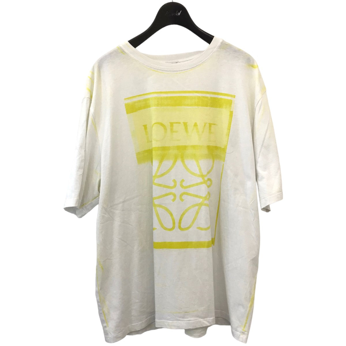 ロエベ　Tシャツ　LOEWE アナグラムプリント　Tシャツ　ホワイト　新品未使用色ホワイトグリーン