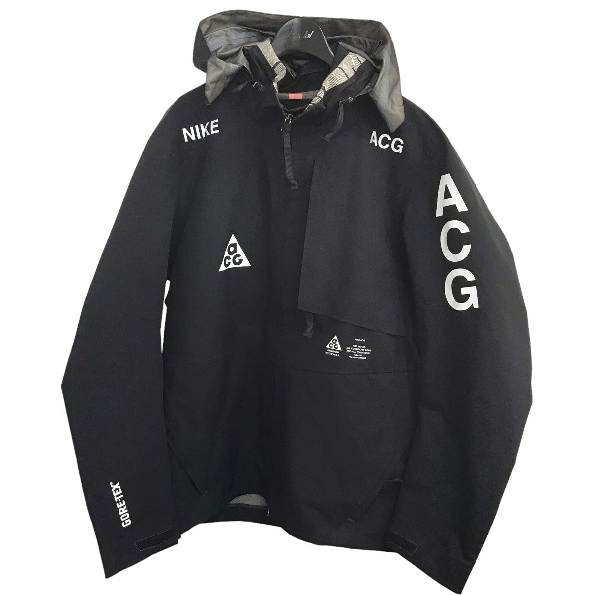 NIKE ACG(ナイキエーシージー) 「2in1 SYSTEM JACKET」2in1システムジャケット704834 611 704834 611  ブラック サイズ 17｜【公式】カインドオルオンライン ブランド古着・中古通販【kindal】