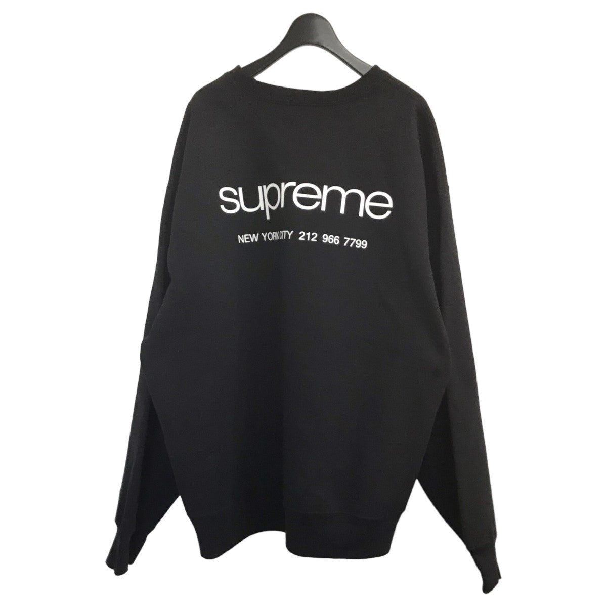 Supreme(シュプリーム) 2023AW「Nyc Crewneck」ロゴスウェット ブラック サイズ 16｜【公式】カインドオルオンライン  ブランド古着・中古通販【kindal】