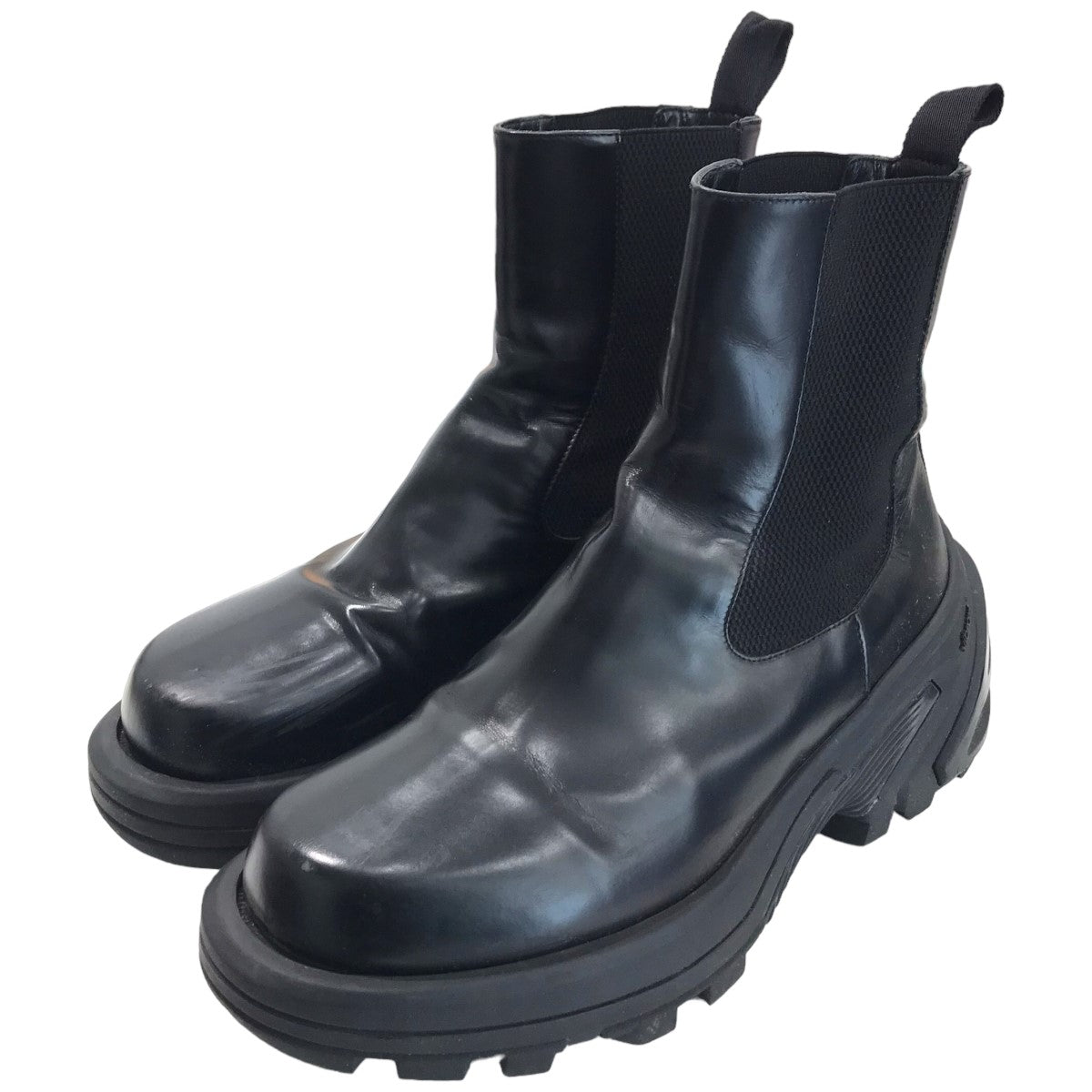 1017 ALYX 9SM(アリクス) 「CHEALSEA BOOTS+REMOVABLE VIMRAM SOLE」プラットフォームチェルシーブーツAAUBO0012LE02  AAUBO0012LE02 ブラック サイズ 17｜【公式】カインドオルオンライン ブランド古着・中古通販【kindal】