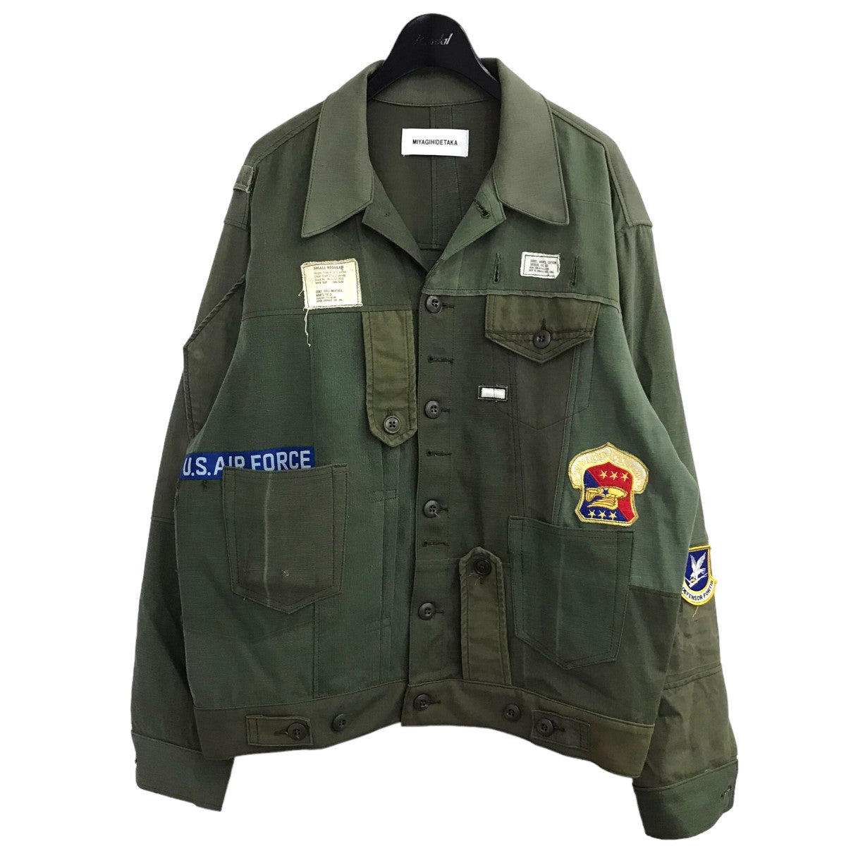 MIYAGIHIDETAKA(ミヤギヒデタカ) 「Remake military jacket」リメイクミリタリージャケット オリーブ サイズ  2｜【公式】カインドオルオンライン ブランド古着・中古通販【kindal】