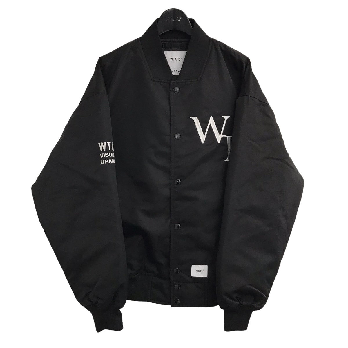 WTAPS(ダブルタップス) 23AW23AWTEAM JACKET NYLON TWILL LEAGUEナイロンジャケット232TQDT-JKM05  232TQDT-JKM05 ブラック サイズ 02｜【公式】カインドオルオンライン ブランド古着・中古通販【kindal】