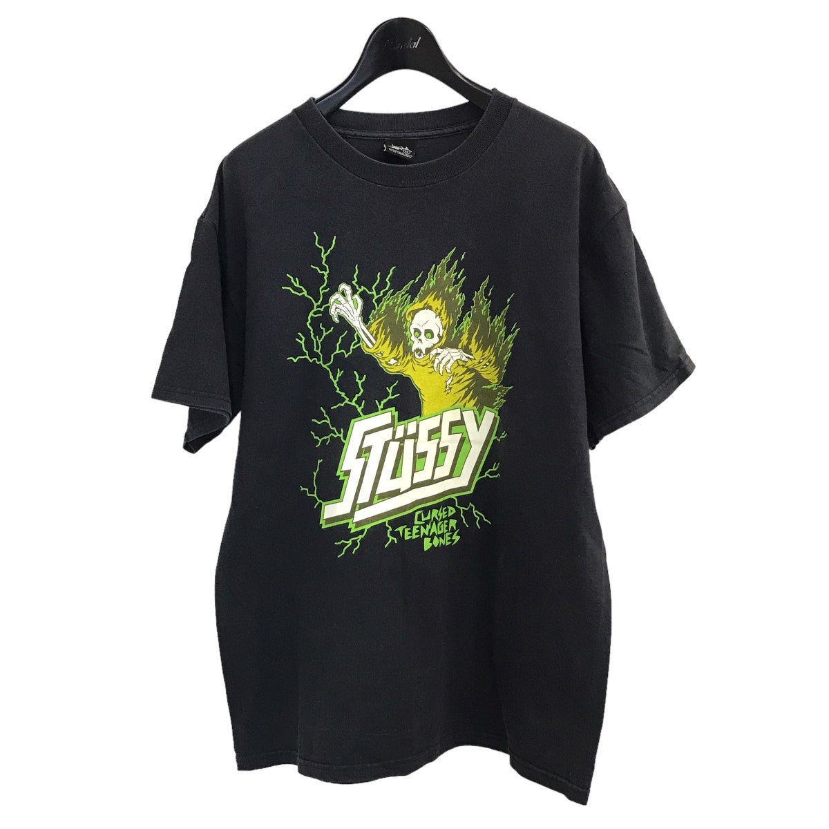 stussy(ステューシー) 00'sファイヤースカルプリントTシャツ グレー サイズ M｜【公式】カインドオルオンライン  ブランド古着・中古通販【kindal】