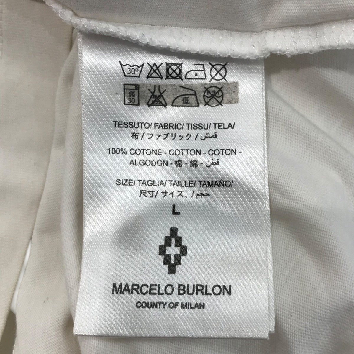 MARCELO BURLON プリントTシャツ 古着・中古-4枚目のアイテム画像
