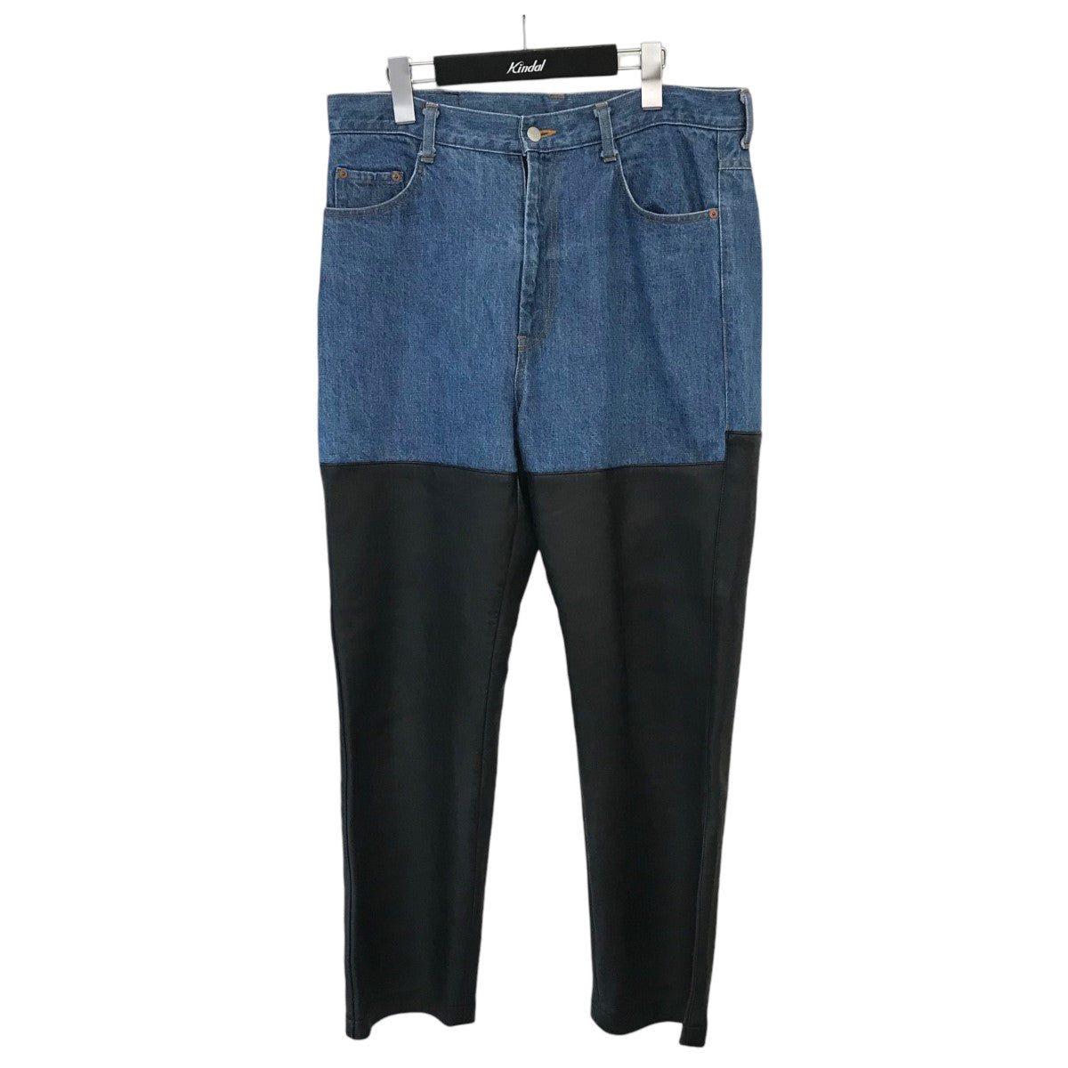 stein(シュタイン) 「Leather Combination Denim JEANS」レザーコンビデニムパンツST 362 サイズ:M メンズ パンツ 中古・古着