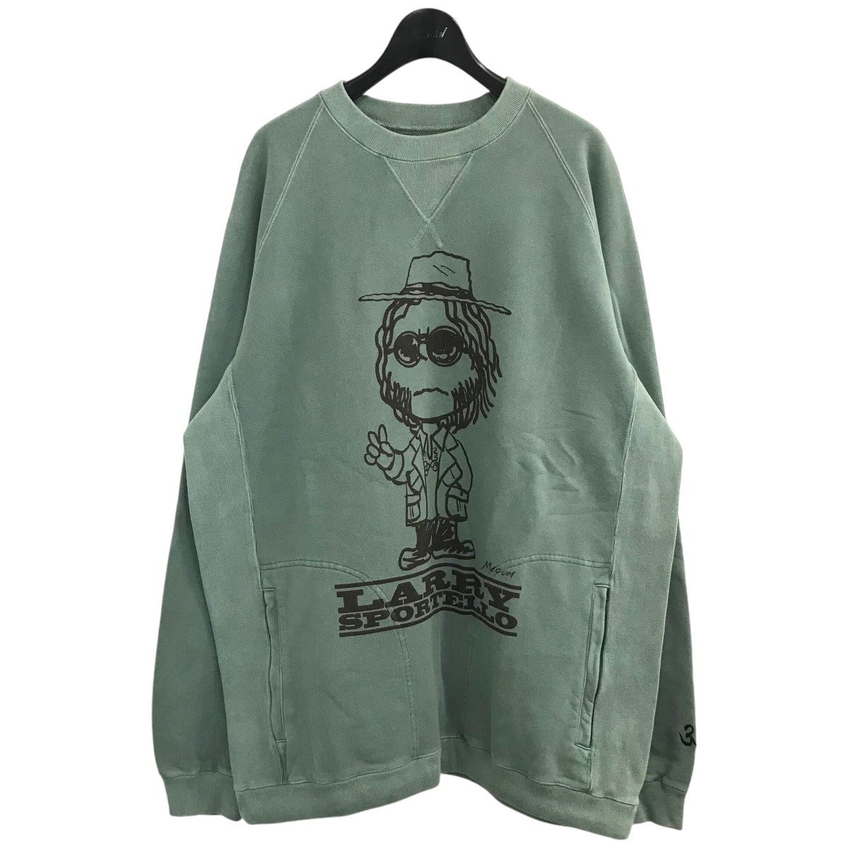 Black Weirdos(ブラックウィドウ) 24AW「CREWNECK SWEAT SHIRT」ピグメントダイスウェット24AW SW03  24AW SW03 グリーン サイズ L｜【公式】カインドオルオンライン ブランド古着・中古通販【kindal】