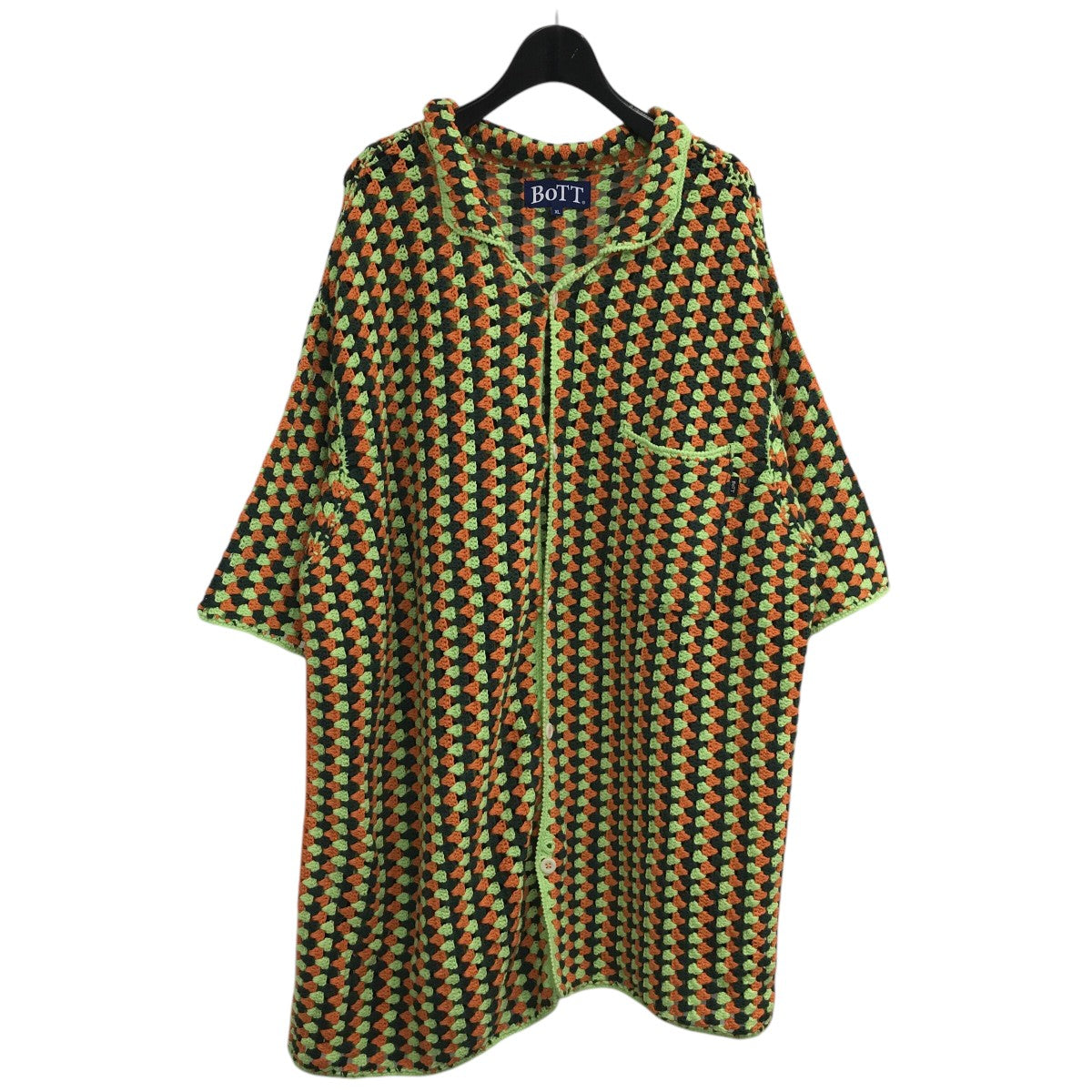 BoTT(ボット) 「Cotton Crochet Knit Shirts」コットンクロシェニット