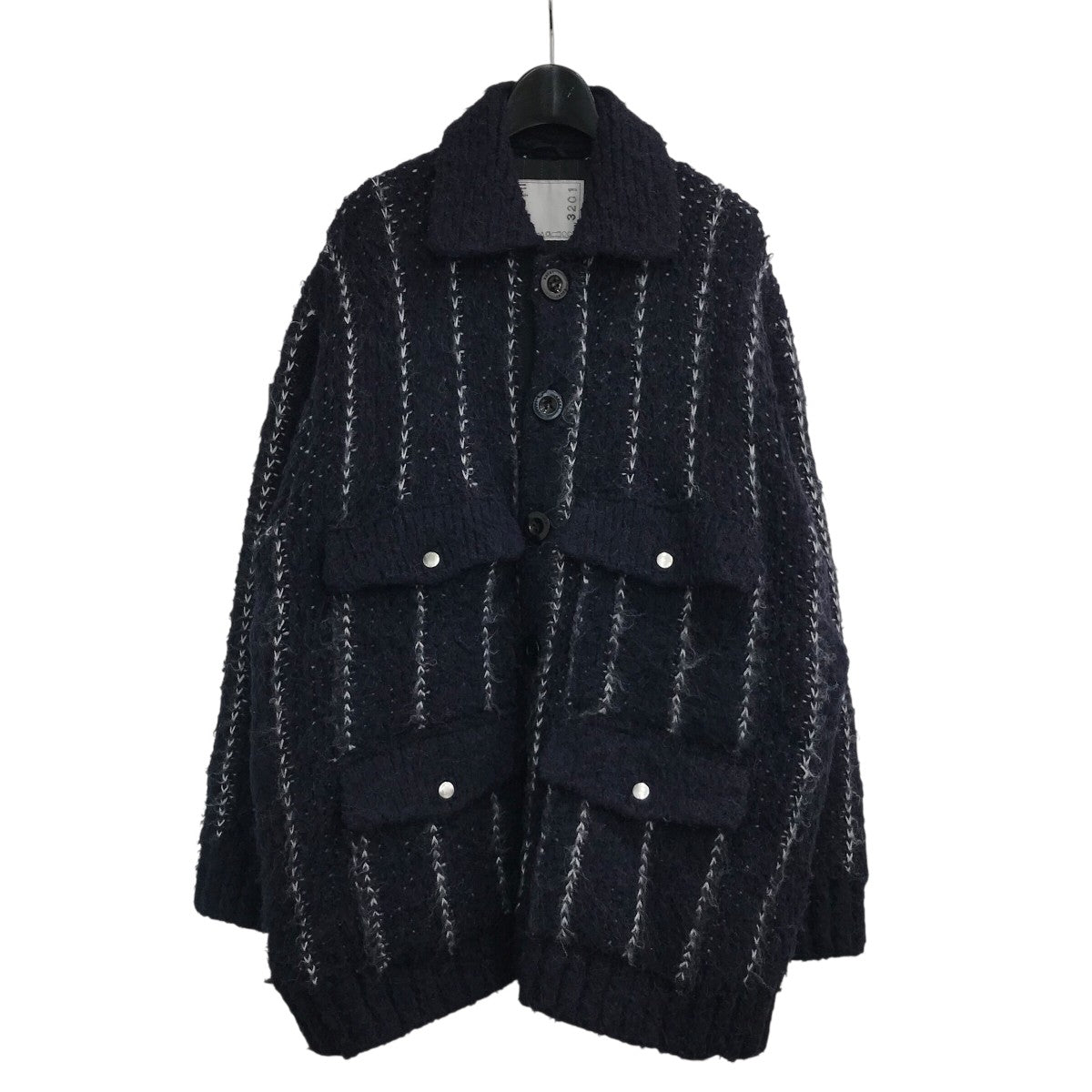 sacai(サカイ) 「Jacquard Knit Blouson SAMPLE品」ジャガード
