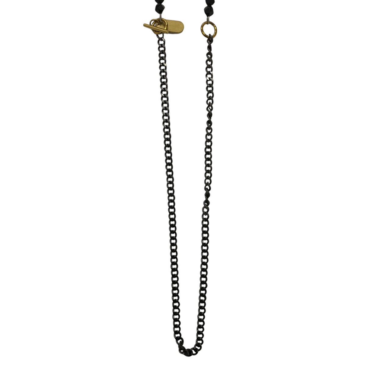 s’yte 「ONYX BRASS CHAIN NECKLACE BRACELET」オニキスブラスチェーンネックレスブレスレット 古着・中古-2枚目のアイテム画像