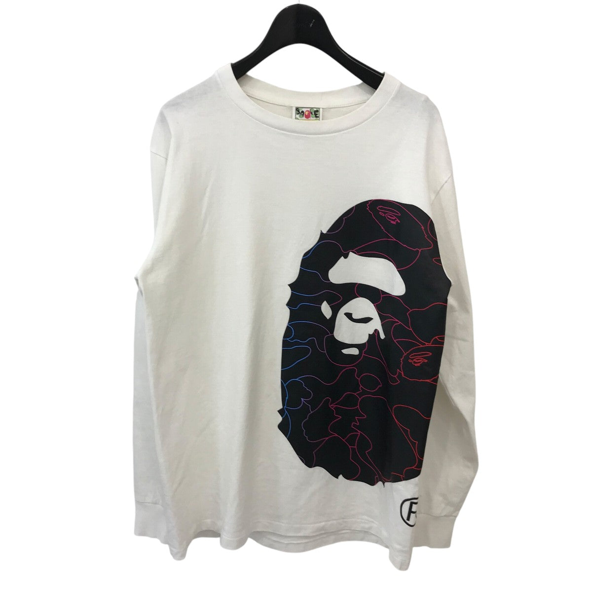 A BATHING APE ロングスリーブプリントTシャツ 古着・中古-1枚目のアイテム画像