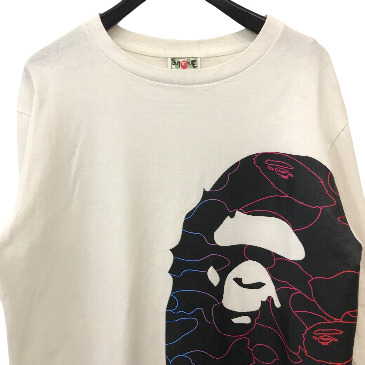 A BATHING APE ロングスリーブプリントTシャツ 古着・中古-3枚目のアイテム画像
