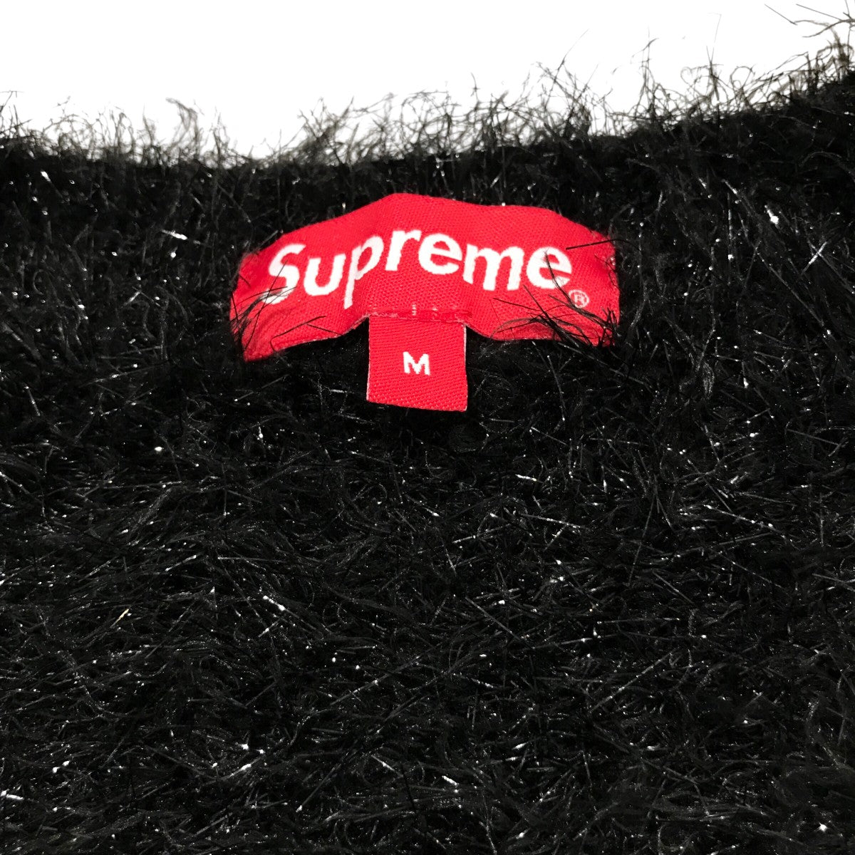 Supreme 23SS「Sparkle Cardigan」ラメニットカーディガン 古着・中古-5枚目のアイテム画像