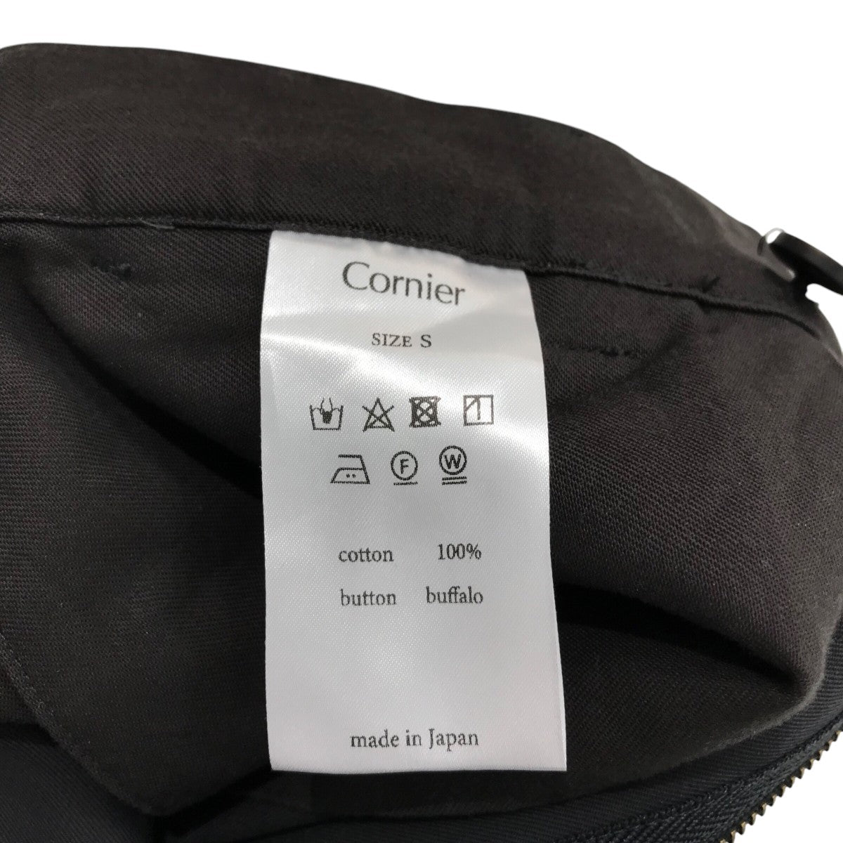 Cornier 2タックコットンパンツ 古着・中古-5枚目のアイテム画像
