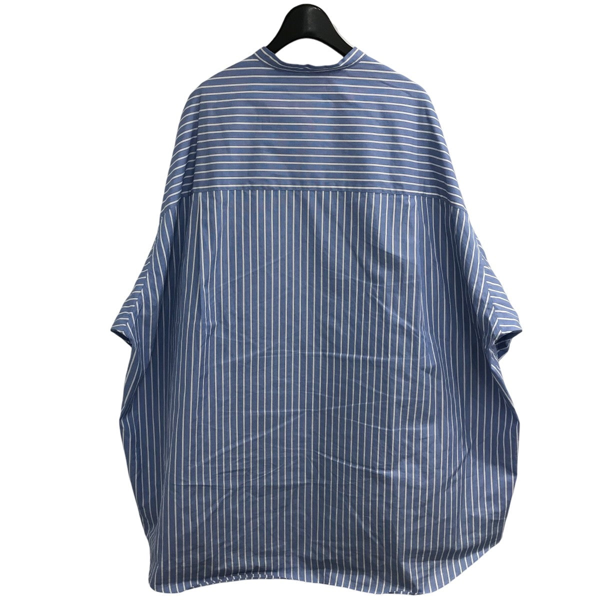 Graphpaper 「SOKTAS High Count Broad L S Oversized Band Collar Shirt」バンドカラーストライプシャツGM234 50103 古着・中古-2枚目のアイテム画像