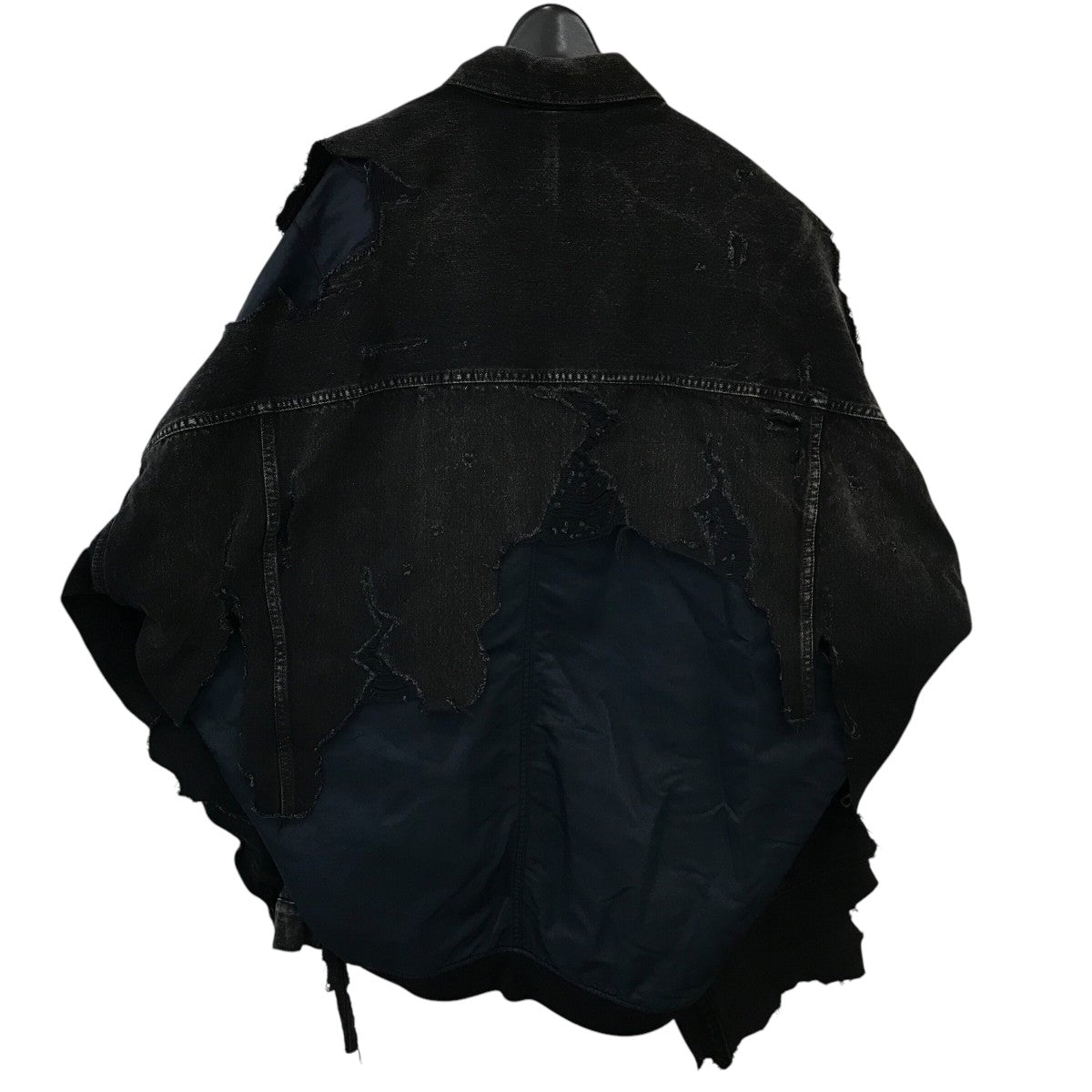 Maison MIHARA YASUHIRO 24AW「LAYERD DENIM × FLIGHT JACKET」レイヤードデニムフライトジャケットJ13BL121 古着・中古-2枚目のアイテム画像