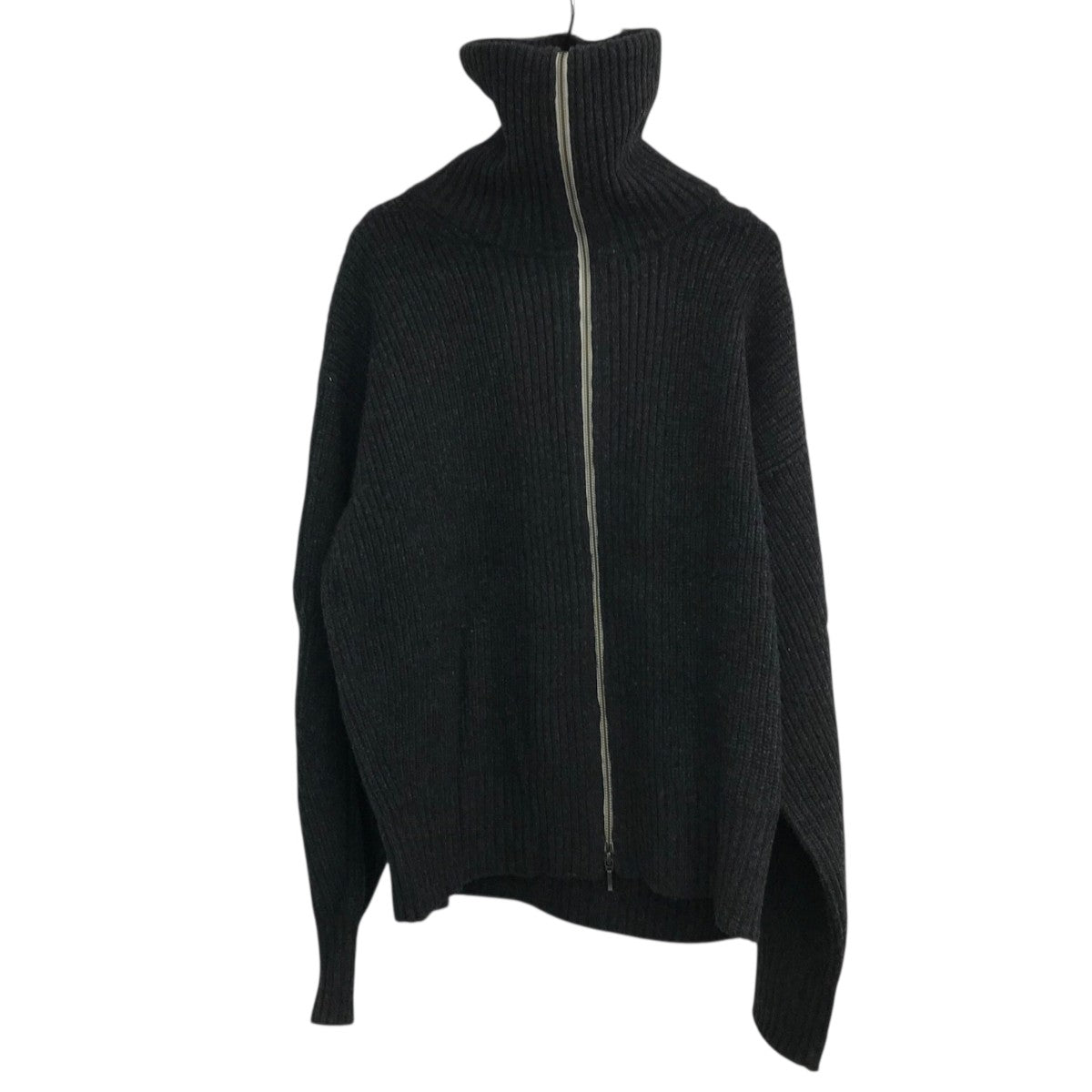 Nknit 24awニット ンニット NKNIT 24AW ジップアップニット 24AWN048 グレー