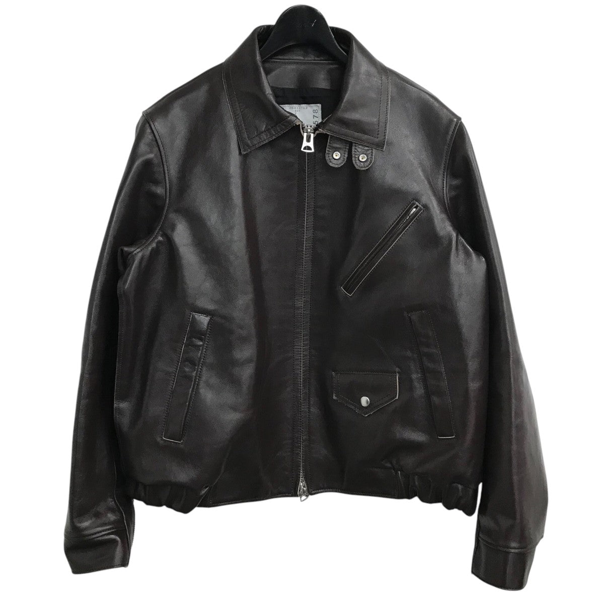 sacai(サカイ) 25SS「Leather Jacket」ライダースジャケット25 03578M 