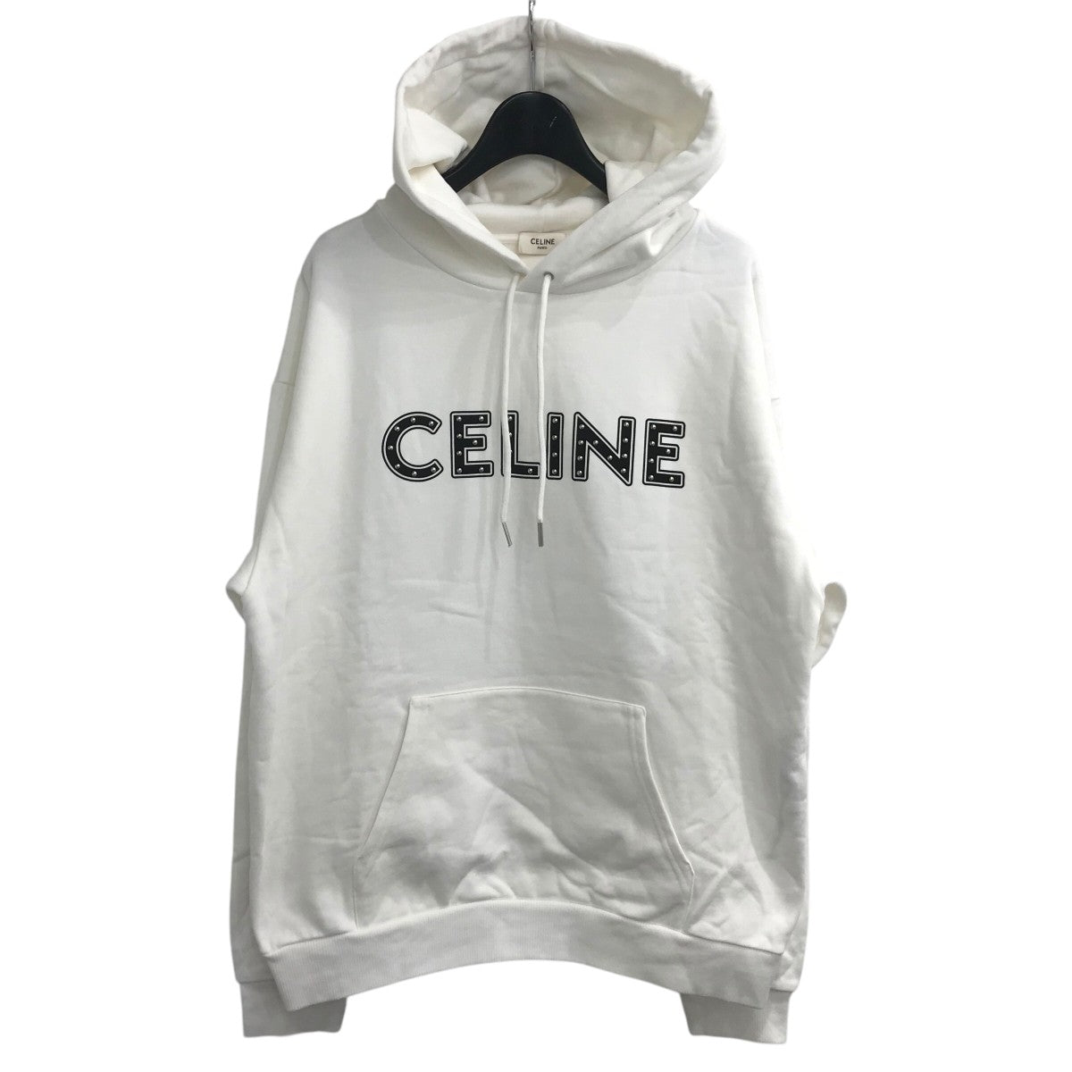 セリーヌ　CELINE スタッズパーカー CELINE】【スタッズ】【ロゴ】【イタリア製】【トップス