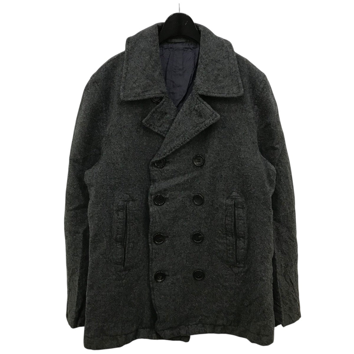 コムデギャルソン オム コート ストライプ COMME des GARCONS HOMME(コムデギャルソンオム) ウール縮絨