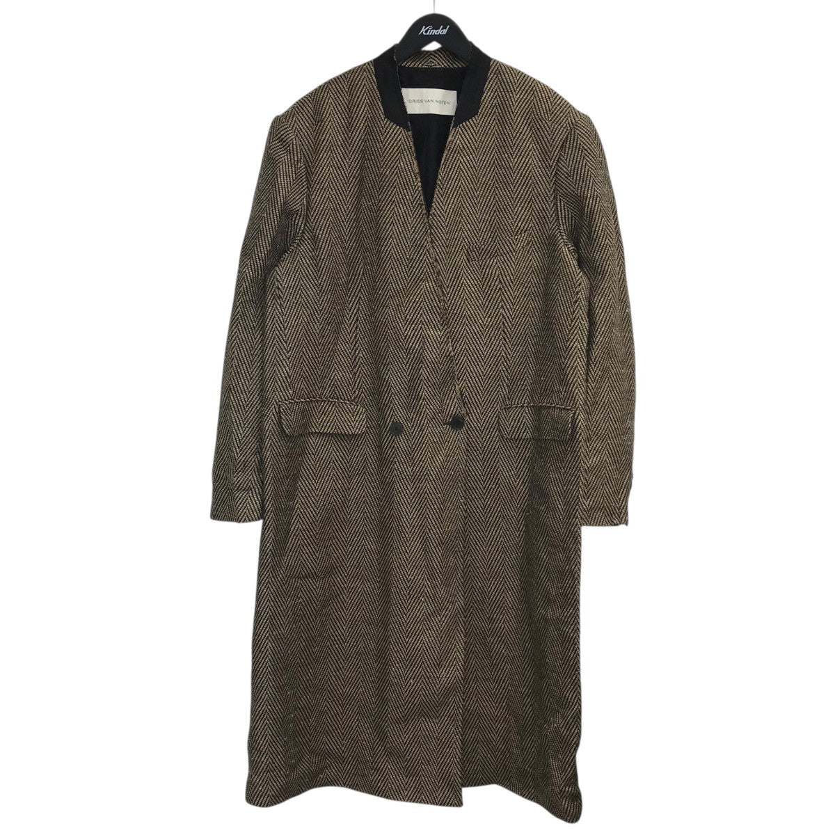 DRIES VAN NOTEN(ドリスヴァンノッテン) 24SSヘリンボーンリネン