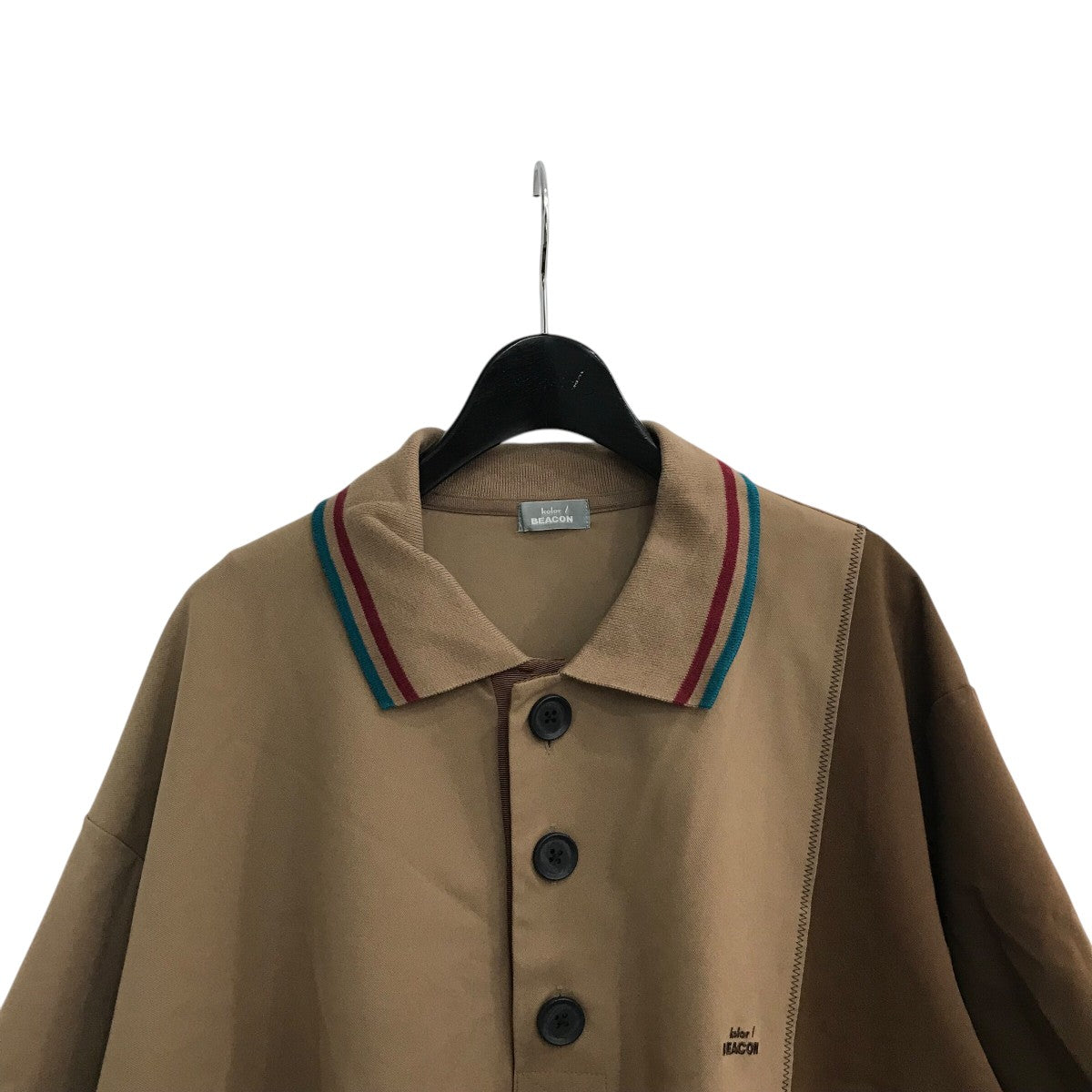 kolor/BEACON ハイストレッチトリコットポロシャツ24SBM T05234 古着・中古-3枚目のアイテム画像