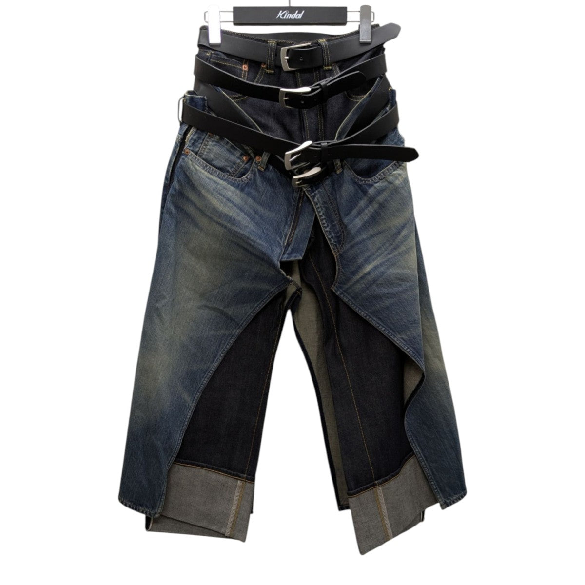 JUNYA WATANABE ジュンヤワタナベ 23AW ワイドパンツ サイズS JUNYA WATANABE MAN - ジュンヤワタナベマン25SS ベルベルジン×Levi's