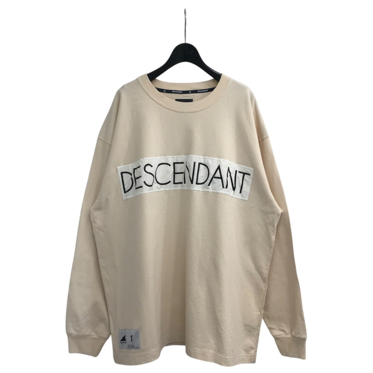 DESCENDANT(ディセンダント) 25SS「STRAIN PATCH LS」ロゴロング 