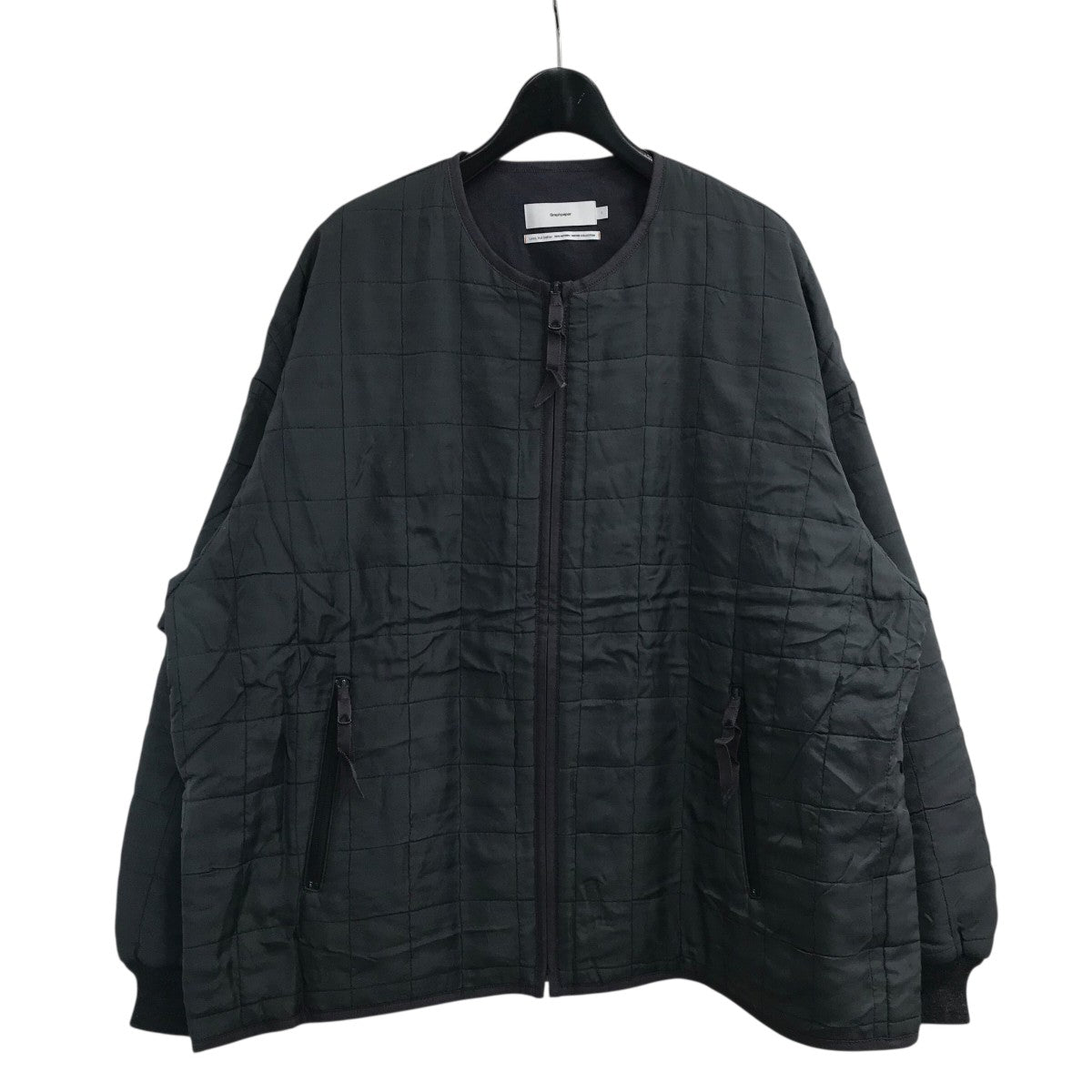 キルページ Fulled Wool Gabardine Oversized Bal Collar Coat – Graphpaper