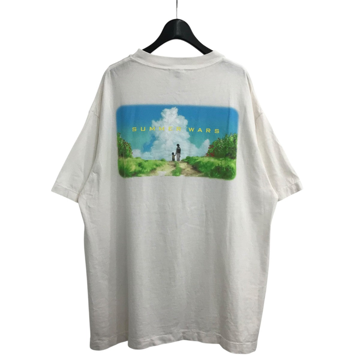 SAINT MICHAEL×SUMEER WARS 「SG SS TEE SUMEER WARS」ヴィンテージ加工プリントTシャツSM YS1 0000 C27 古着・中古-2枚目のアイテム画像