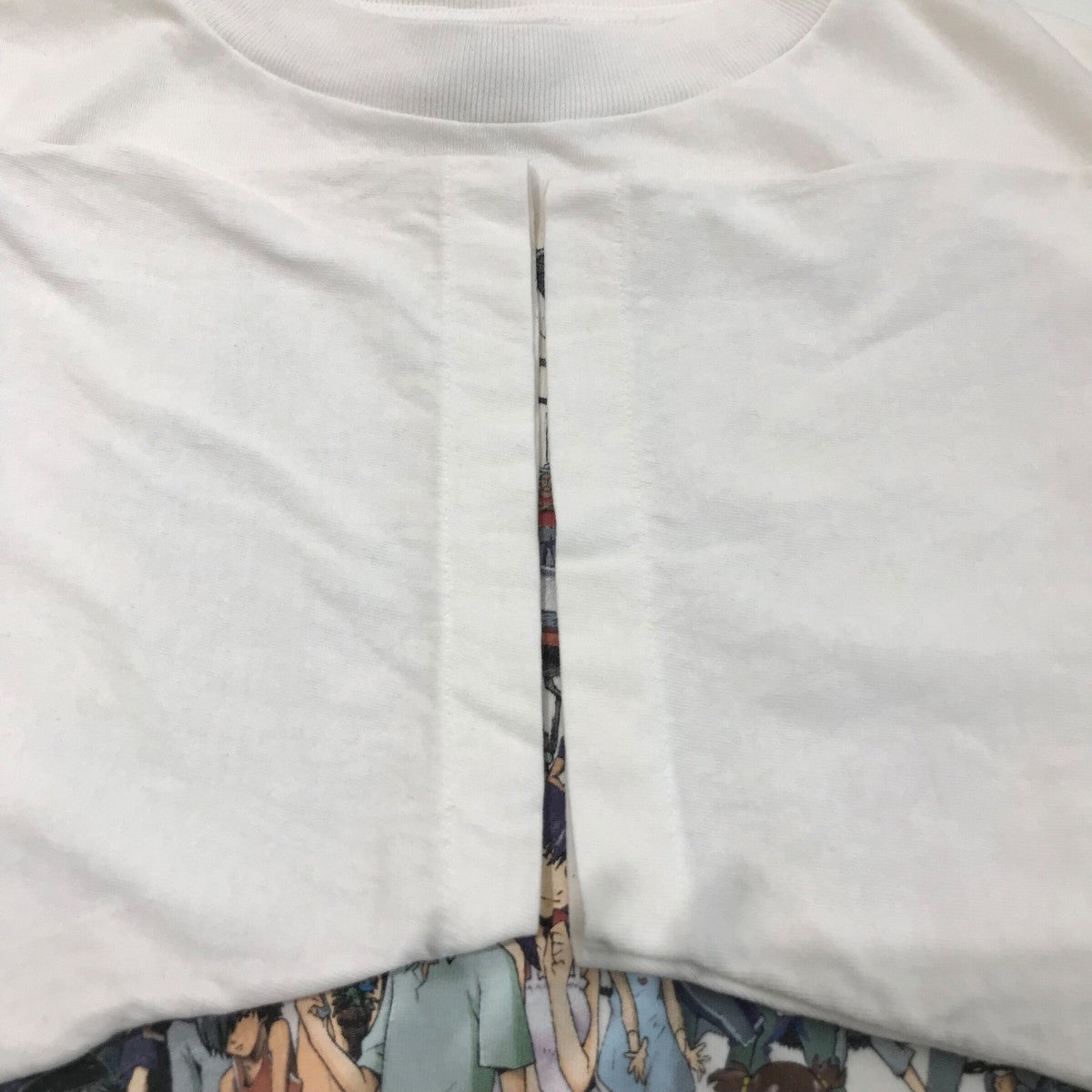 SAINT MICHAEL×SUMEER WARS 「SG SS TEE SUMEER WARS」ヴィンテージ加工プリントTシャツSM YS1 0000 C27 古着・中古-4枚目のアイテム画像