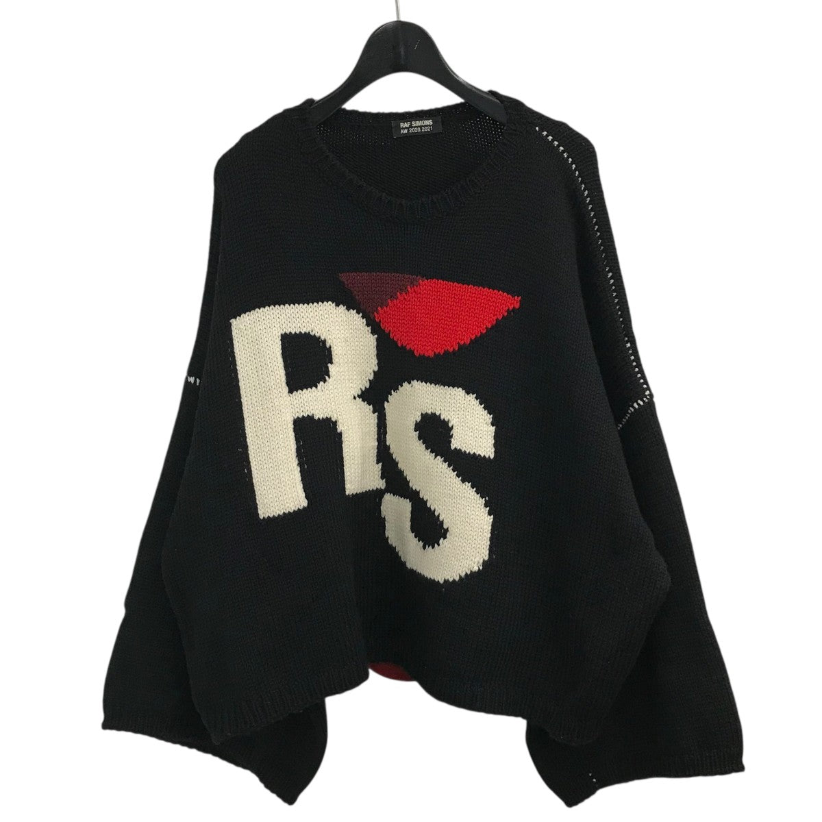 raf simons クロップドニット RAF SIMONS(ラフシモンズ) クロップドニット ブラック サイズ M