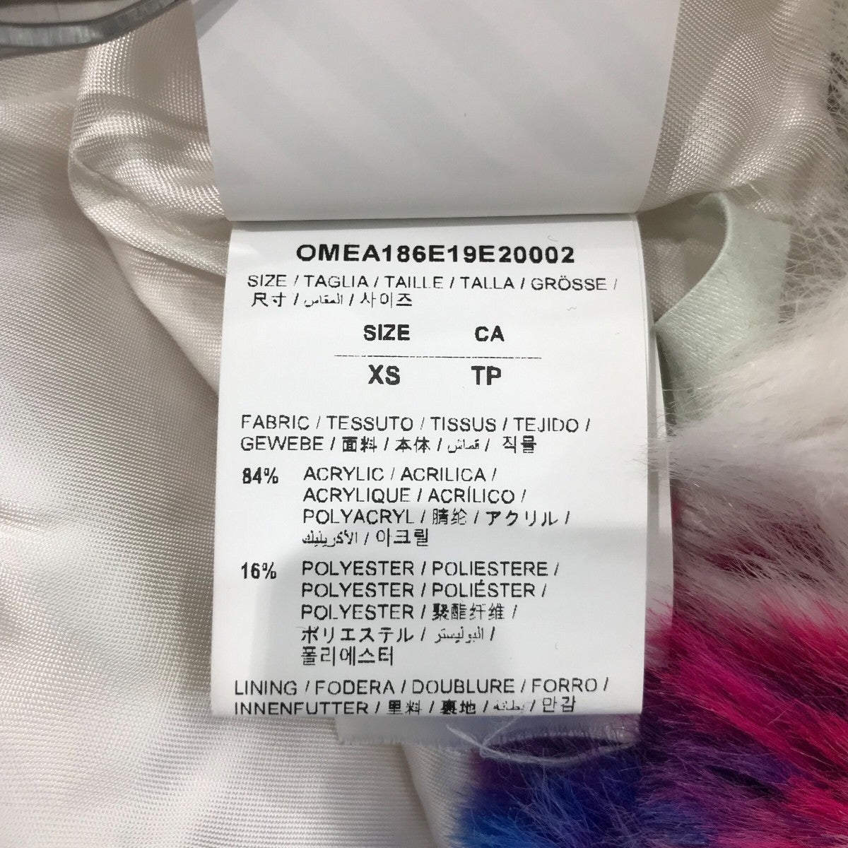 フェイクファージャケットOMEA186E19E20002