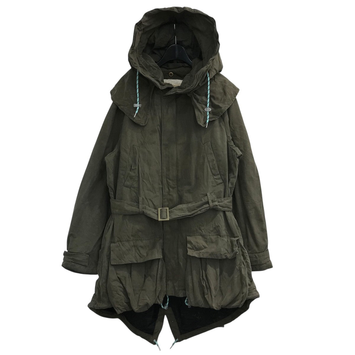 OFFWHITE(オフホワイト) ライナー付モッズコート カーキ サイズ S