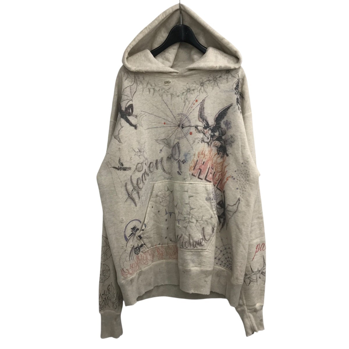 SAINT MICHAEL(セントマイケル) 「HOODIE DR．WOO」ヴィンテージ加工