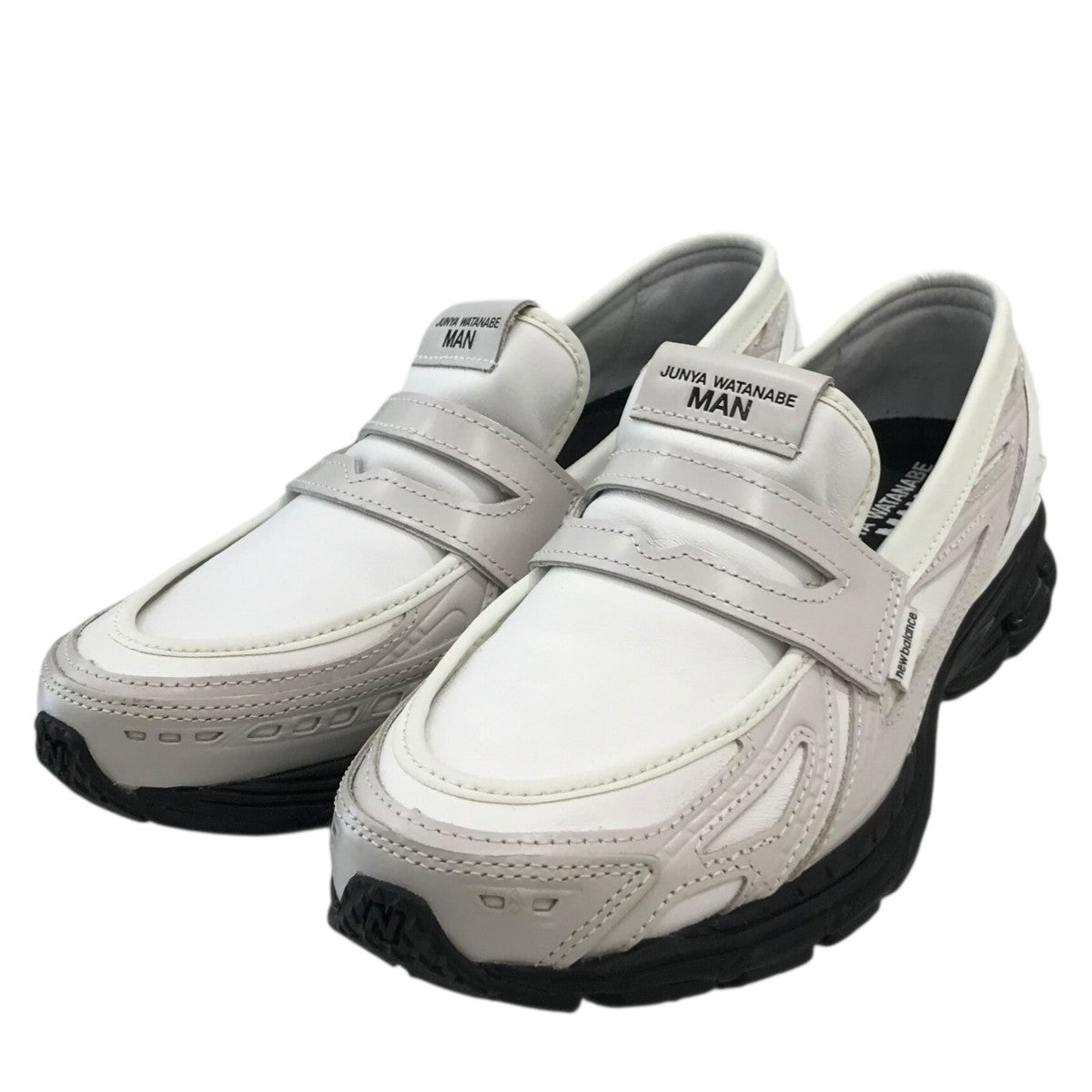 JUNYA WATANABE ホワイトレザースウィングチップミュール NEW BALANCE×JUNYA WATANABE MAN 「U1906LCO」ローファー