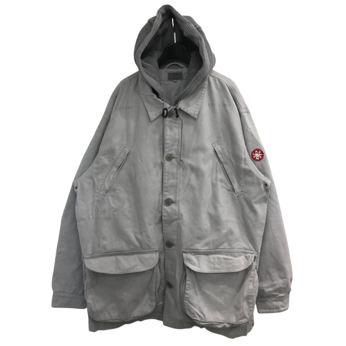 「OVERDYE RIB HOOD JACKET」ニットレイヤードフーデッドジャケットCES27JK03