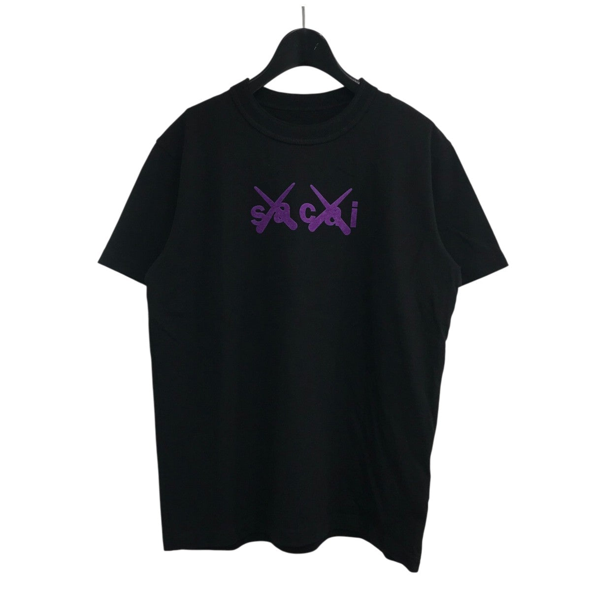 sacai×KAWS プリントTシャツ21 0288S 21 0288S ブラック