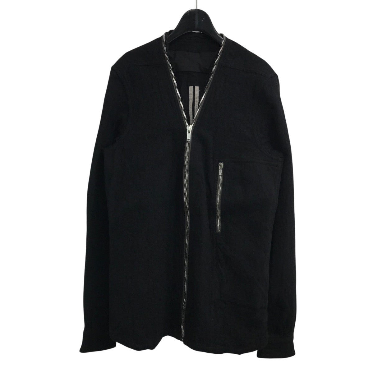 RICK OWENS(リックオウエンス) 「ZIP LARRY SHIRT」ウールジップ