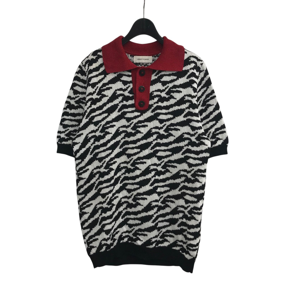 ERNEST W．BAKER(アーネスト ダブル ベイカー) ニットポロシャツ  