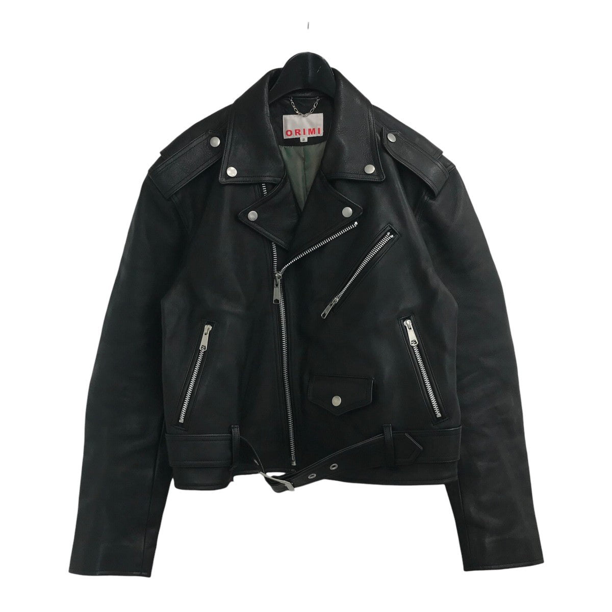 ORIMI(オリミ) レザーライダースジャケット ブラック サイズ 2
