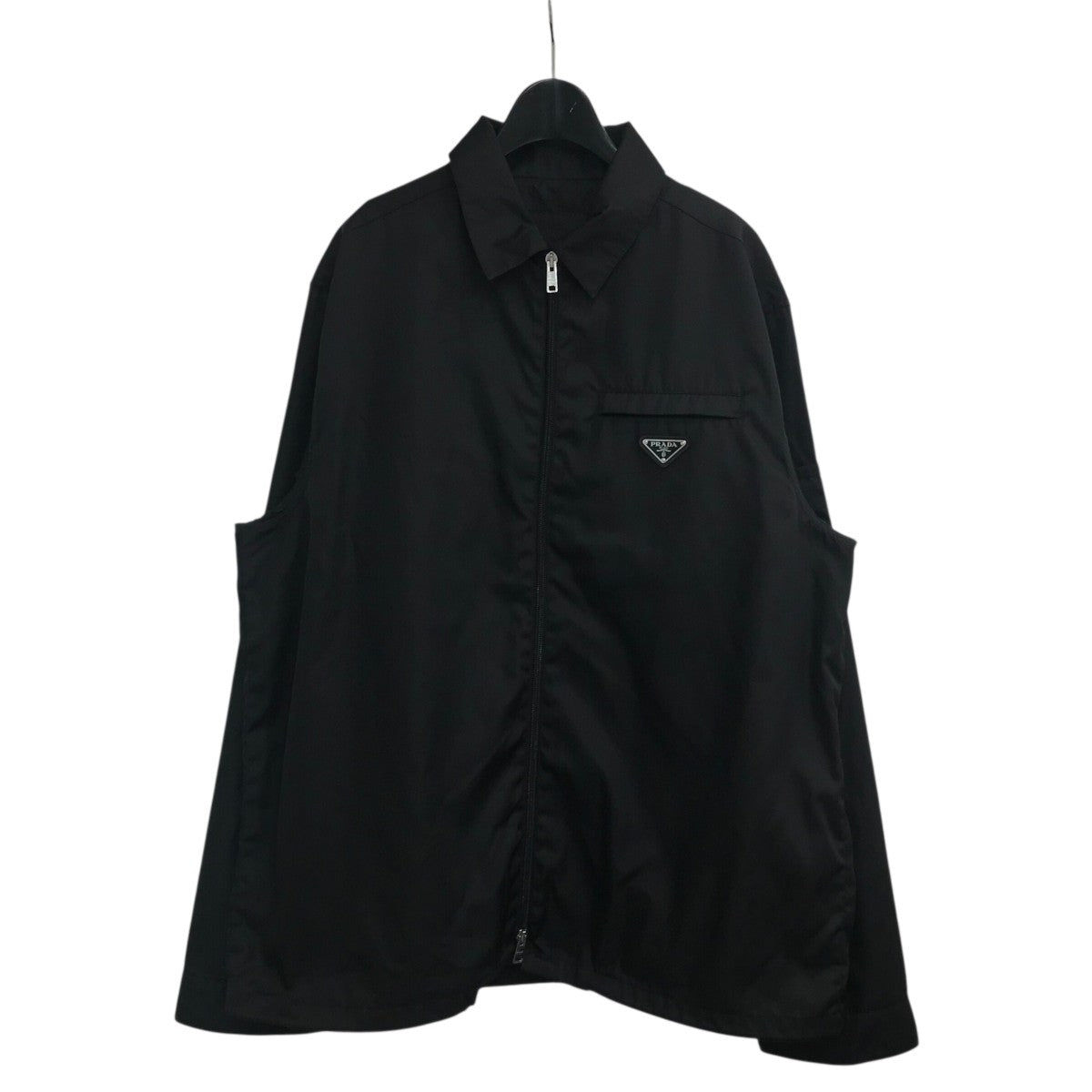 PRADA(プラダ) Re-NylonジップアップシャツSC502 SC502 ブラック  