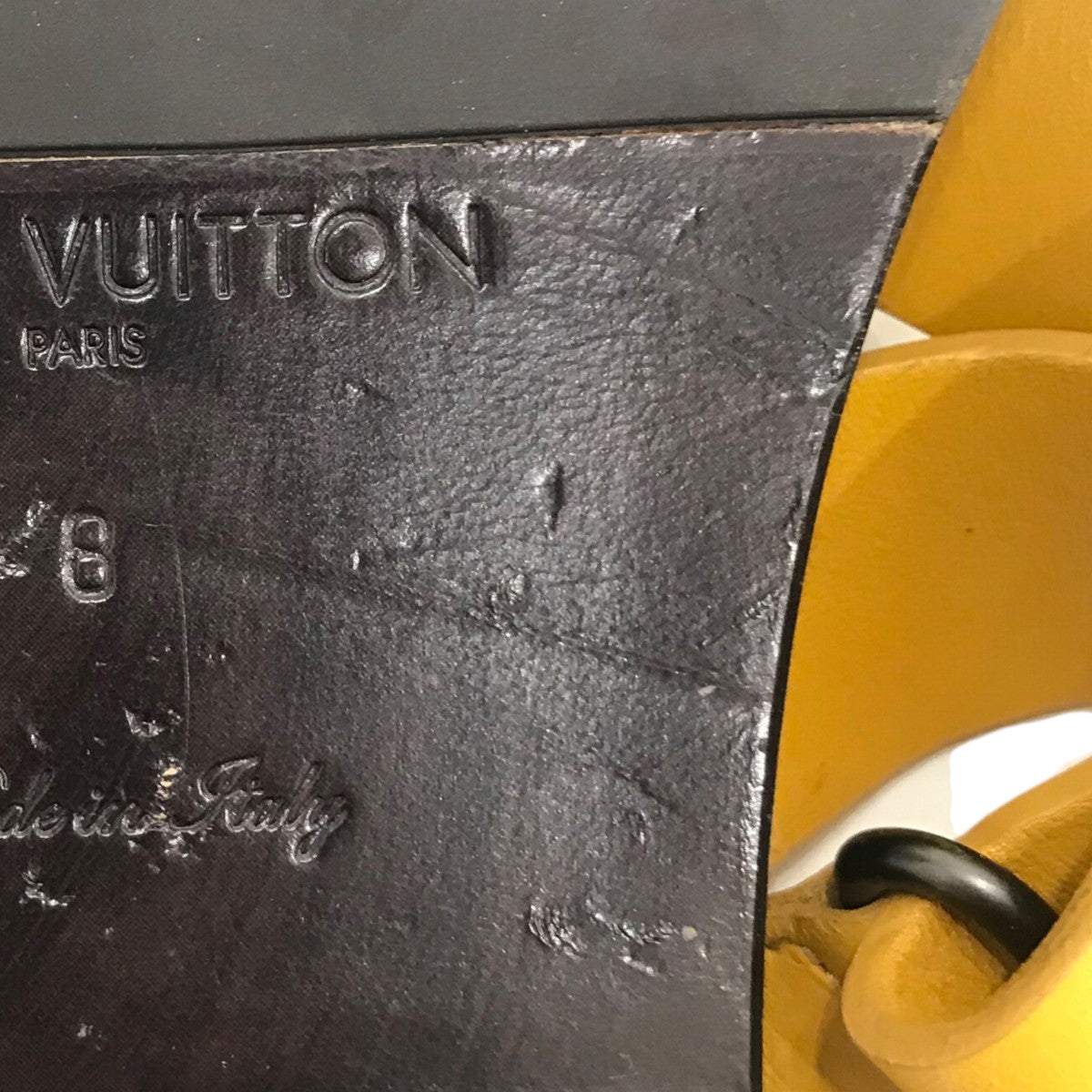 LOUIS VUITTON レザービーチサンダル 古着・中古-10枚目のアイテム画像